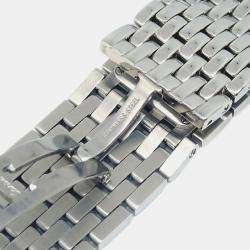 مملوكة مسبقًا ساعة يد نسائية كارتييه بانثر روبان 2420 ستانلس ستيل MOP كوارتز 22 مم