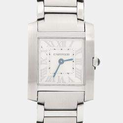 مملوكة مسبقًا Cartier Tank Francaise WSTA0065 Quartz Stainless Steel Women's Wristwatch 19 mm