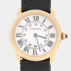 مملوكة مسبقًا Cartier Ronde Solo W6700355 Quartz Stainless Steel Women's Wristwatch 29.5 mm