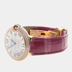 مملوكة مسبقًا Cartier Ballon Bleu WE900551 Automatic 18K Rose Gold Women's Wristwatch 36 mm