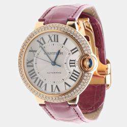 مملوكة مسبقًا Cartier Ballon Bleu WE900551 Automatic 18K Rose Gold Women's Wristwatch 36 mm
