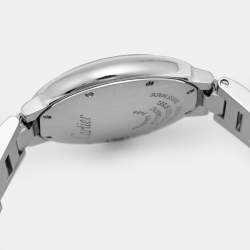 Pre Owned Cartier Ballon Bleu 3489 Pink Dial Stainless Steel Women's Wristwatch 33 mm