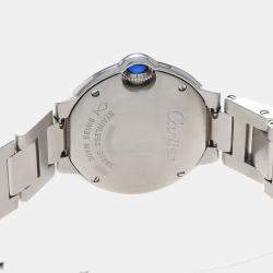 مملوكة مسبقًا ساعة يد نسائية كارتييه بالون بلو W69010Z4 كوارتز ستانلس ستيل 28 مم