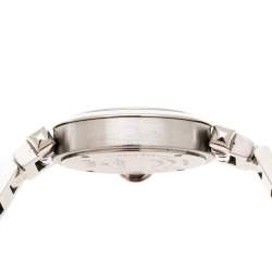 Pre Owned Cartier Silver Stainless Steel Pasha de Cartier 2973 Women's Wristwatch 27 mm