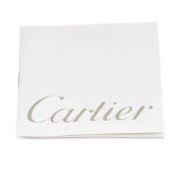 Pre Owned Cartier White Stainless Steel Santos 100 2878 Women's Wristwatch 33 mm