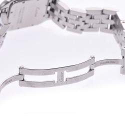 Pre Owned Cartier White Stainless Steel Panthère de Cartier Women's Wristwatch 22 MM