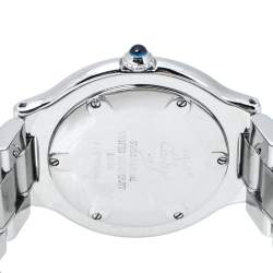 Pre Owned Cartier Silver Stainless Steel Must De Cartier 21 Women's Wristwatch 31 mm