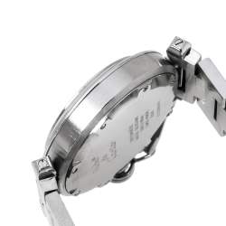 Pre Owned Cartier White Stainless Steel Pasha de Cartier 2324 Women's Wristwatch 35 mm