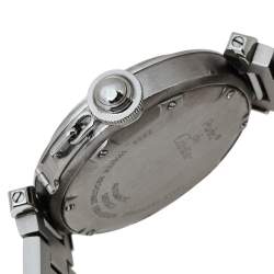 Pre Owned ساعة يد نسائية كارتييه "باشا دو كارتييه 2324 أوتوماتيك" ستانلس ستيل سوداء 35 مم