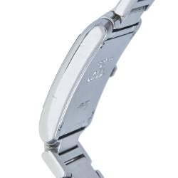 Pre Owned Cartier Silver Stainless Steel Tank Francaise 2301 Women's Wristwatch 25 mm
