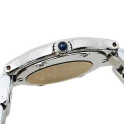 Pre Owned Cartier Silver Stainless Steel Must de Cartier 21 1340 Women's Wristwatch 28 mm