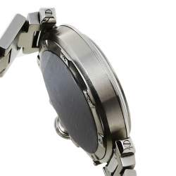 Pre Owned Cartier White Stainless Steel Pasha C de Cartier 2324 Automatic Women's Wristwatch 35 MM