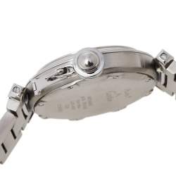 Pre Owned Cartier Silver Stainless Steel Pasha de Cartier 2324 Women's Wristwatch 35 mm
