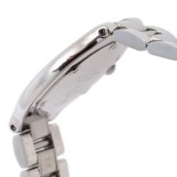 Pre Owned Cartier Silver Stainless Steel Must de Cartier 21 1330 Women's Wristwatch 31 mm
