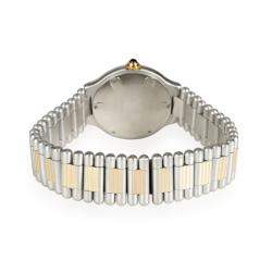 Pre Owned Cartier White Gold Plated Stainless Steel Must de Cartier 21 9010 Women's Wristwatch 31 MM