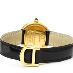 Pre Owned Cartier Silver Gold Plated Stainless Steel Must Trinity Vermeil W1010644 Quartz Women's Wristwatch 26 MM