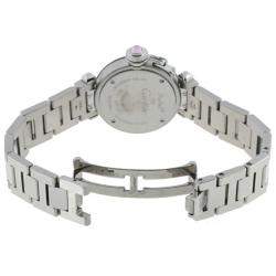 Pre Owned Cartier Pink Stainless Steel Miss Pasha W3140008 Women's Wristwatch 27 MM