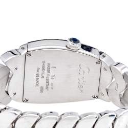 Pre Owned Cartier Silver 18k White Gold La Dona W640050J Women's Wristwatch 28 mm 