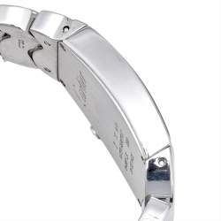 Pre Owned Cartier Silver 18k White Gold La Dona W640050J Women's Wristwatch 28 mm 