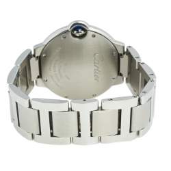 Pre Owned ساعة يد نسائية كارتييه بالون بلو 3284 ستانلس ستيل فضية 36 مم