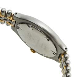 Pre Owned Cartier Cream Two Tone Stainless Steel Must 21 de Cartier 9010 Women's Wristwatch 31 mm