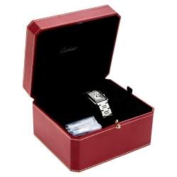Pre Owned Cartier Silver Stainless Steel Tank Solo W5200013 Women's Wristwatch 24 mm