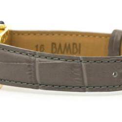 Pre Owned Cartier White Gold Plated Must Tank Quartz Women's Wristwatch 22 MM