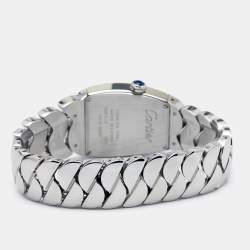 Pre Owned Cartier Silver Stainless Steel La Dona W660022I Women's Wristwatch 28 mm