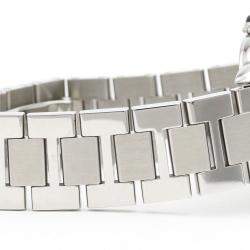 Pre Owned Cartier Silver Stainless Steel Ronde Solo W6701004 Quartz Women's Wristwatch 29 mm