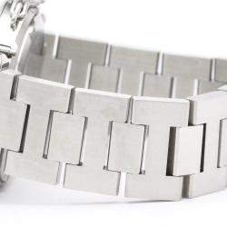 Pre Owned Cartier Silver Stainless Steel Pasha C GMT W31029M7 Automatic Women's Wristwatch 35 mm