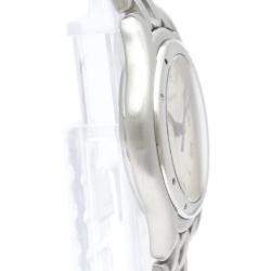 Pre Owned Cartier Silver Stainless Steel Panthere Cougar Quartz Women's Wristwatch 26 mm