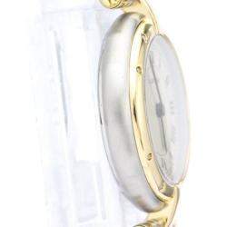 مملوكة مسبقًا Cartier Silver 18K Yellow Gold And Stainless Steel Panthere Vendome Quartz Women's Wristwatch 24 mm