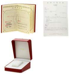 Pre Owned Cartier Ivory Diamonds 18k Yellow Gold Panthere Women's Wristwatch 24 mm