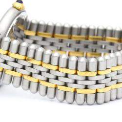 Pre Owned Cartier Silver Gold Tone Stainless Steel Must 21 de Cartier Women's Wristwatch 28 mm