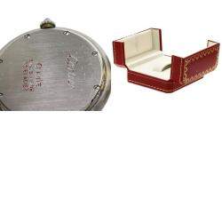 Pre Owned Cartier Silver 18K Yellow Gold And Stainless Steel Panthere Cougar Women's Wristwatch 29.5 mm