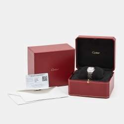 Pre Owned Cartier Silver Stainless Steel Panthere WSPN0007 Women's Wristwatch 26 mm