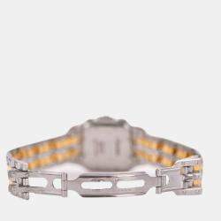 Pre Owned Cartier Panthère Medium Model Steel & Yellow Gold Watch W2PN0007