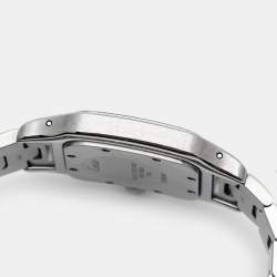 Pre Owned Cartier Silver Stainless Steel Santos Galbee W2006006 Women's Wristwatch 29 mm