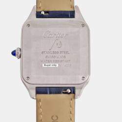 Pre Owned Cartier Santos-Dumont Watch Large Model WSSA0022