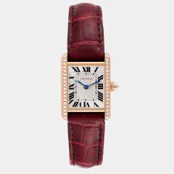 Cartier Tank Louis W1529856 18K Yellow Gold Ladies Watch Box Papers