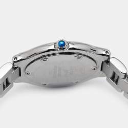 Pre Owned Cartier Silver Grey Stainless Steel Must De Cartier 21 1330 Women's Wristwatch 31 mm