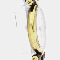 مملوكة مسبقًا Cartier Ivory Yellow Gold Plated Must de Cartier Quartz Women's Wristwatch 24 mm