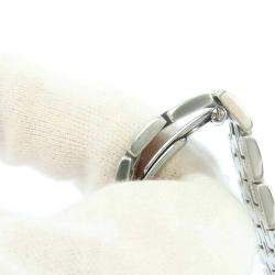 Pre Owned Cartier Silver Stainless Steel Panthere W25033P5 Quartz Women's Wristwatch 22 mm