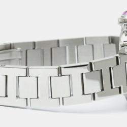 مملوكة مسبقًا Cartier Pink Stainless Steel Miss Pasha W3140008 Quartz Women's Wristwatch 27 mm