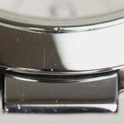 Cartier Silver Stainless Steel Miss Pasha W3140007 Quartz Women's Wristwatch 27 mm