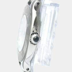 Pre Owned Cartier Silver Stainless Steel Must 21 de Cartier W10109T2 Quartz Women's Wristwatch 28 mm