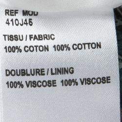 Carven Multicolor Printed Cotton Poplin Skirt M