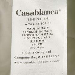 مملوكة مسبقًا تنورة كازابلانكا صناعية مطبوعة متعددة الألوان بحشوة صغيرة