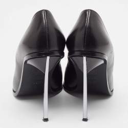 Casadei Black Leather Pointed Toe Pumps Size 41