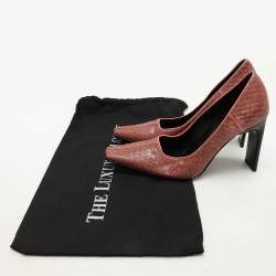 Casadei Pink Python Pointed Toe Pumps Size 37